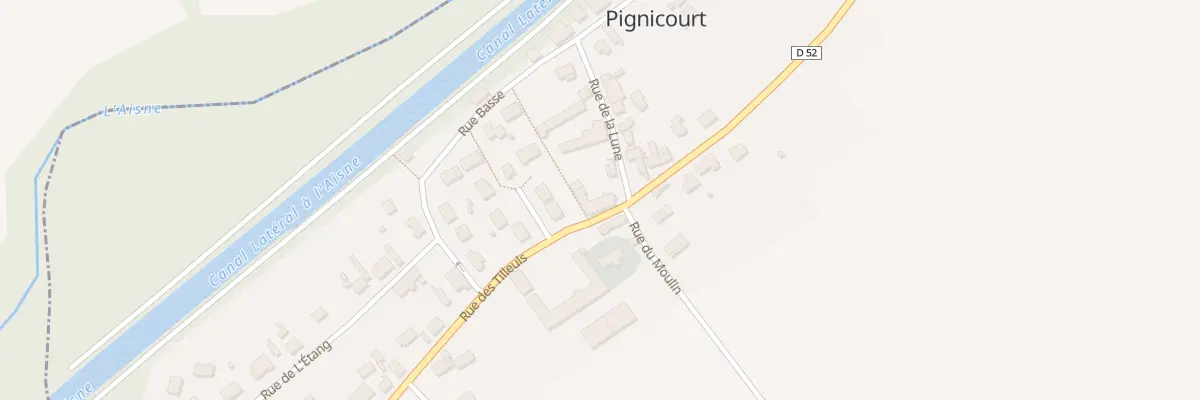 Plan du 21 Rue des Tilleuls à Pignicourt