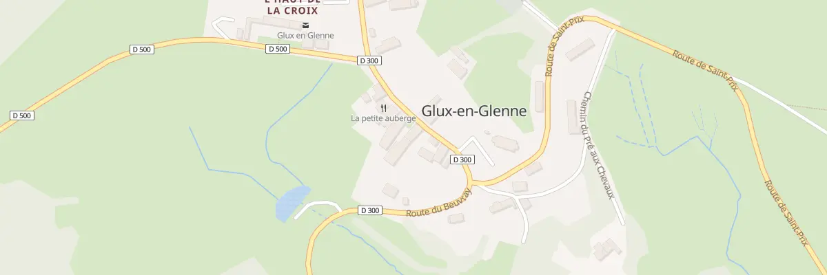 Plan du 13 Le Bourg à Glux-en-Glenne