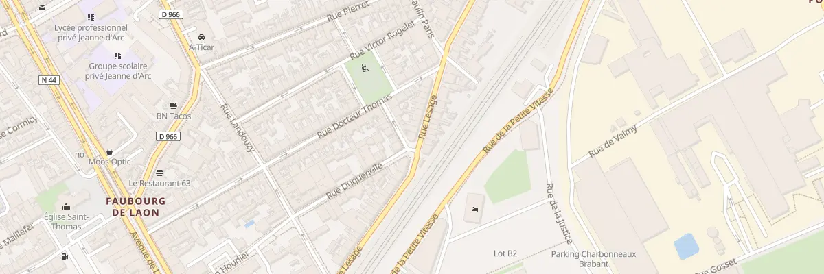 Plan du 53 Rue Lesage à Reims