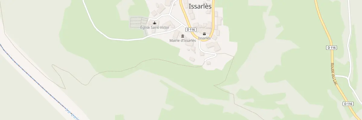Plan du 5190 Le Village à Issarlès