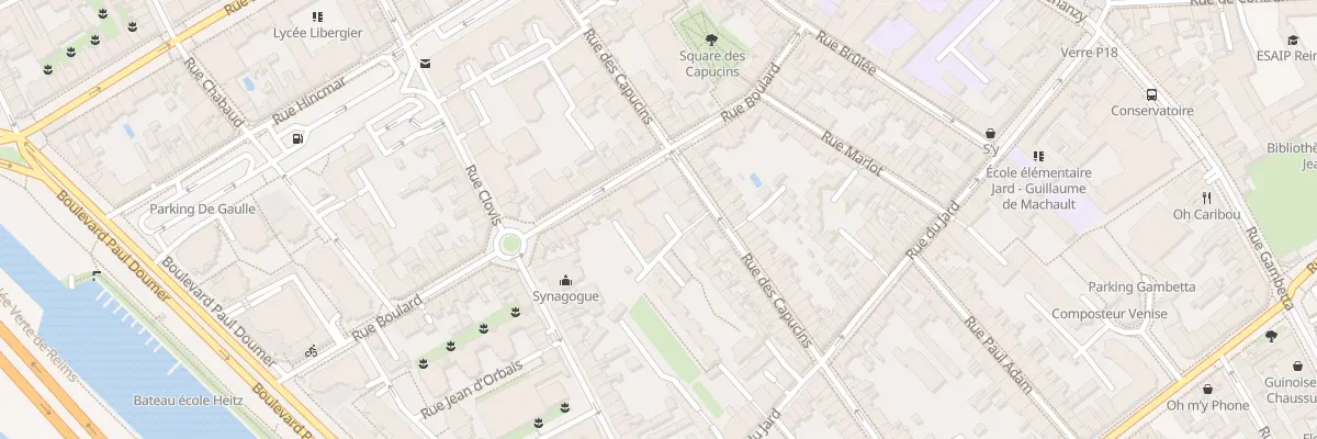 Plan du 52 Rue des Capucins à Reims