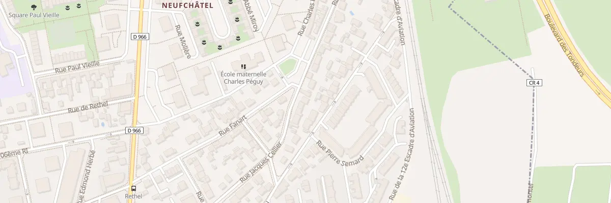 Plan du 42B Rue Jacques Cellier à Reims
