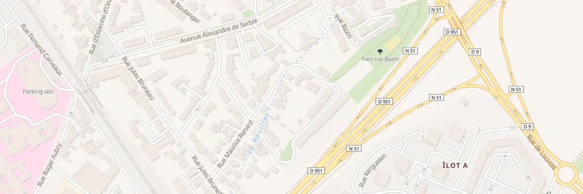 Plan du 30 Rue Maurice Renard à Reims