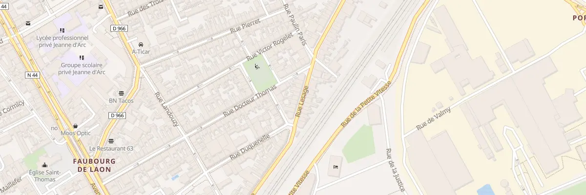 Plan du 61 Rue Lesage à Reims