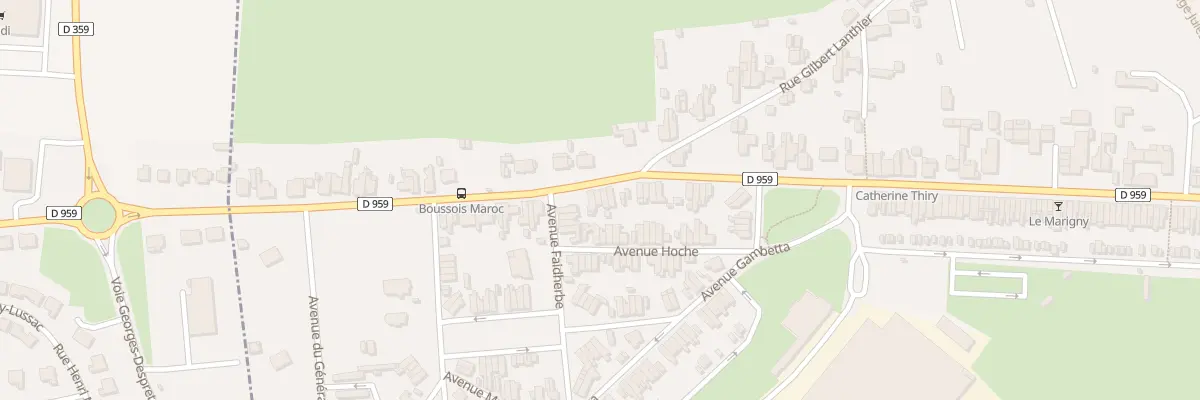 Plan du 153 Rue Eugene Chimot à Boussois