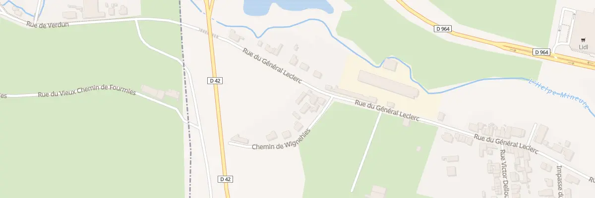 Plan du 71 Rue du Général Leclerc à Fourmies