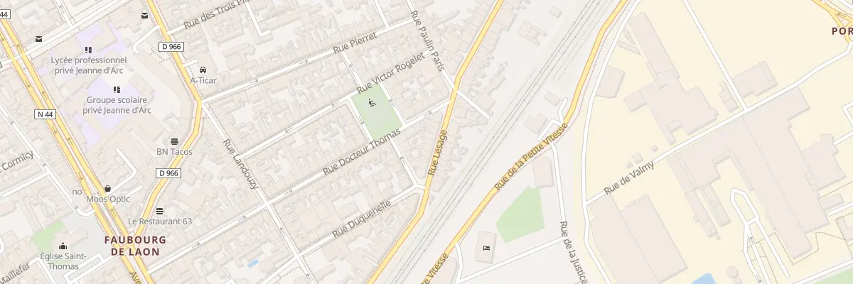 Plan du 63 Rue Lesage à Reims