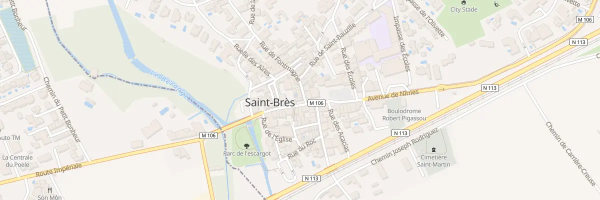 Plan du 1 Av de Fontmagne à Saint-Brès
