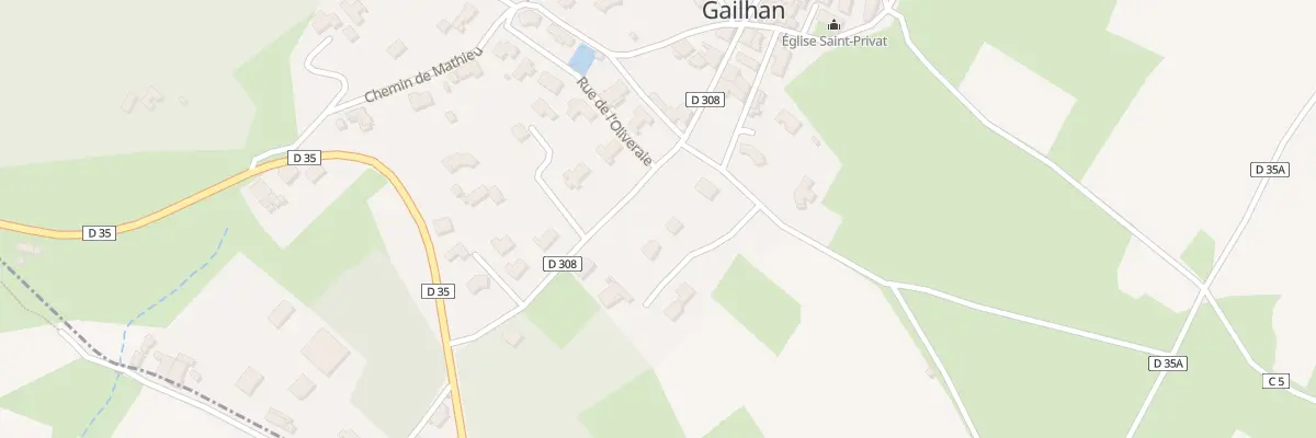 Plan du 1 La Clausade à Gailhan