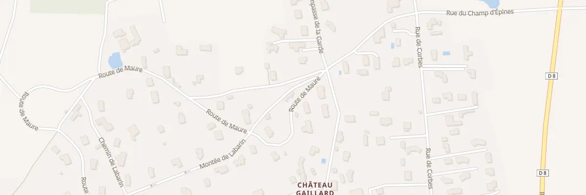 Plan du 260 Rte de Maure à Marcilly-le-Châtel
