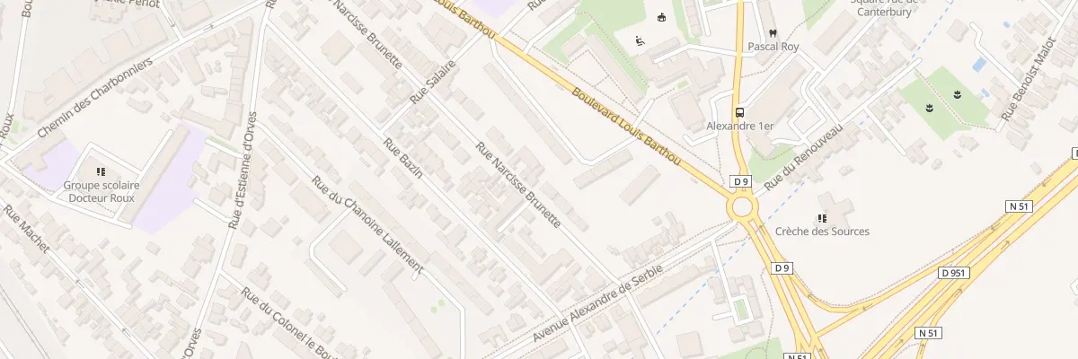 Plan du 63 Rue Narcisse Brunette à Reims