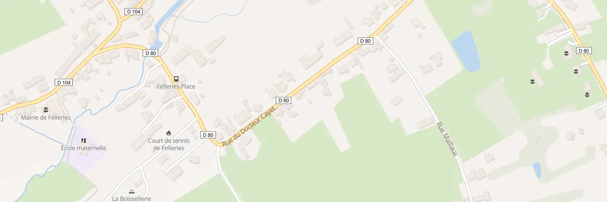 Plan du 10 Rue du Docteur Cayet à Felleries