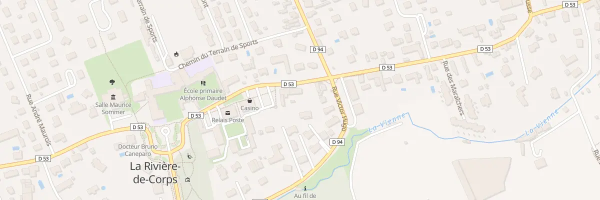 Plan du 43 Rue Jean Jaures à La Rivière-de-Corps