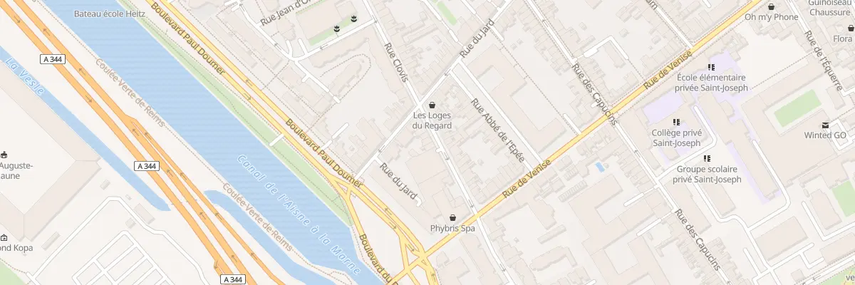 Plan du 80 Rue Clovis à Reims