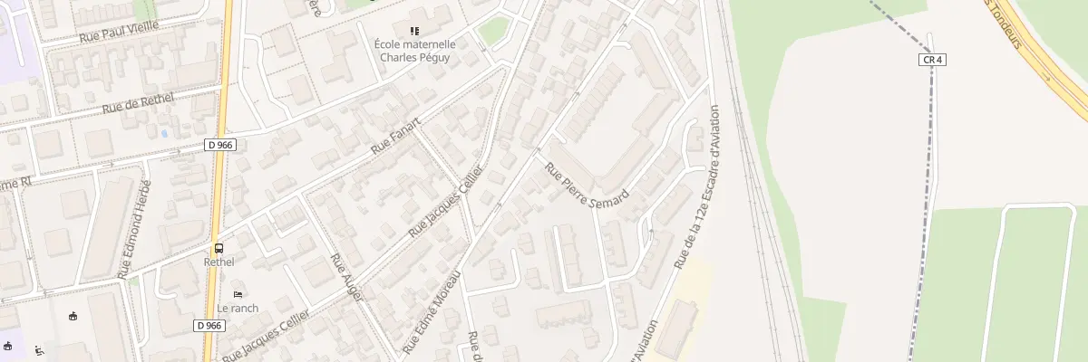 Plan du 46 Rue Edmé Moreau à Reims