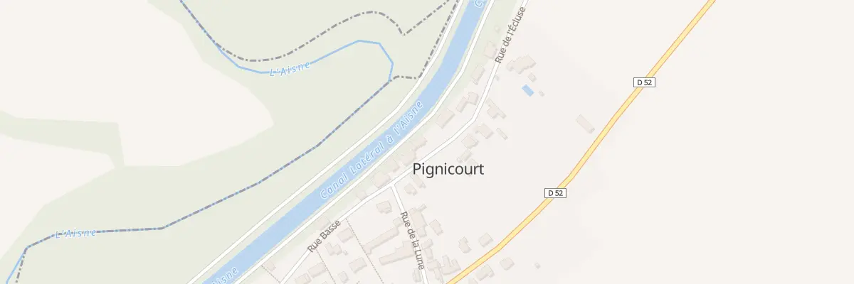 Plan du 3B Rue de l’Ecluse à Pignicourt