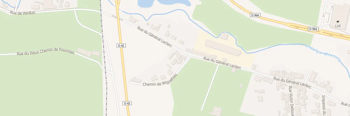 Plan du 69 Rue du Général Leclerc à Fourmies