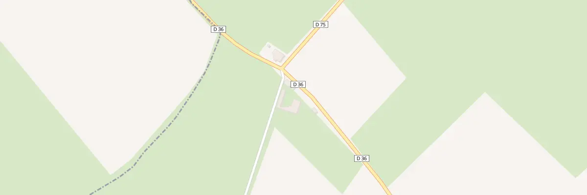 Plan du 5000 Ham Carrefour des 4 Chemins à La Hérie