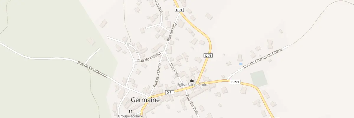 Plan du 4 Rue Dieu à Germaine