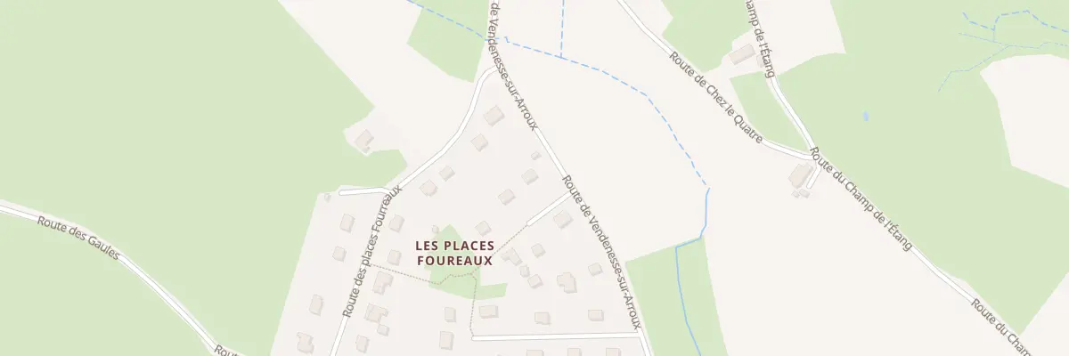 Plan du 26 Pte Imp des Pl Fourreaux à Uxeau