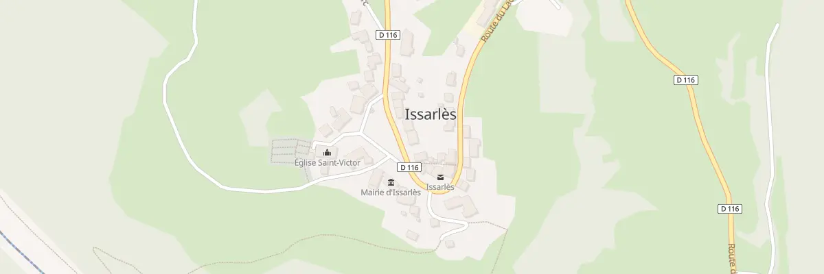 Plan du 5043 Le Village à Issarlès