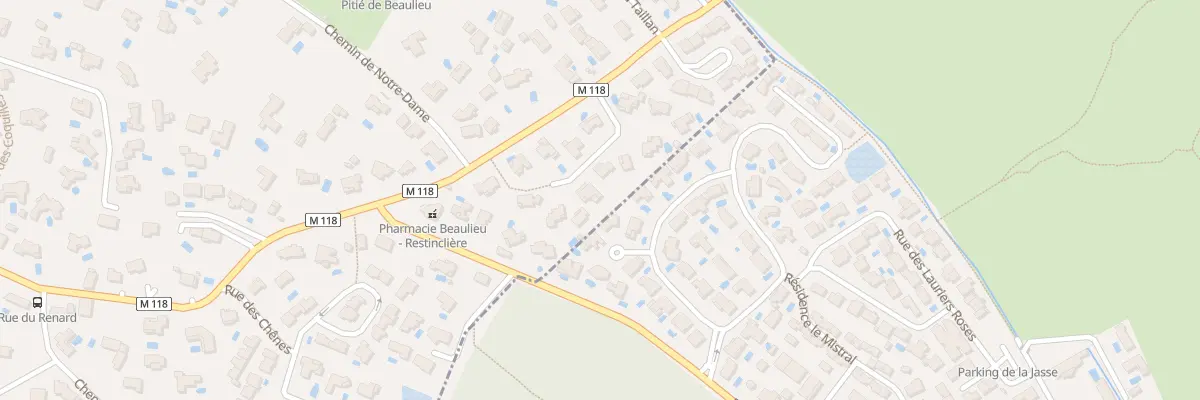 Plan du 17 Rue de l’Escoude à Beaulieu