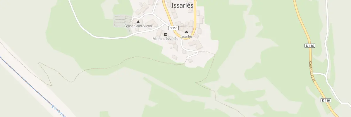 Plan du 5030 Le Village à Issarlès