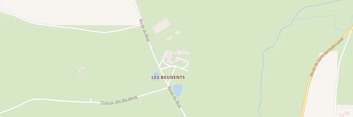 Plan du 566 Rte du Bost à Bussy-Albieux