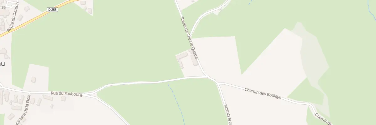 Plan du 5202 Chez le Quatre à Uxeau