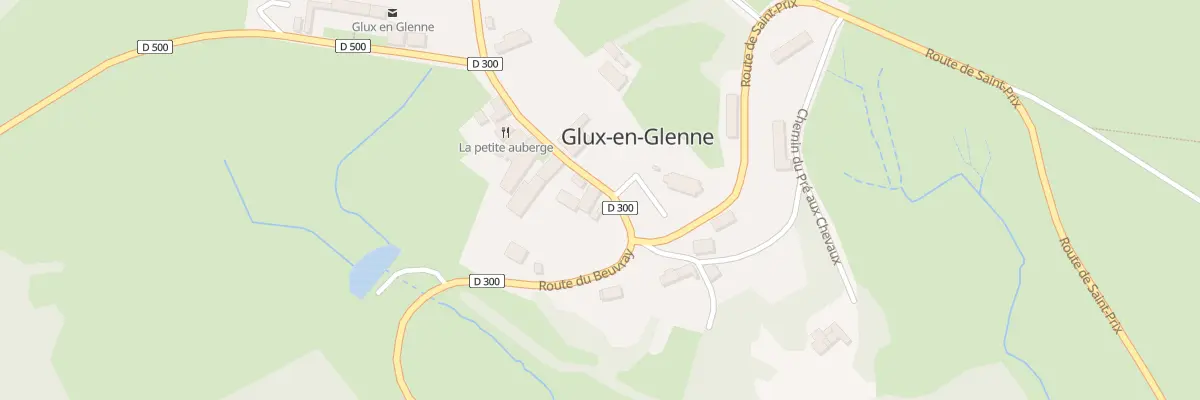 Plan du 16 Le Bourg à Glux-en-Glenne