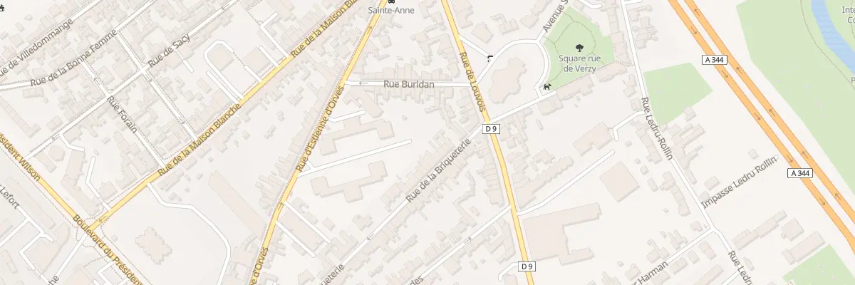 Plan du 10 Rue de la Briqueterie à Reims