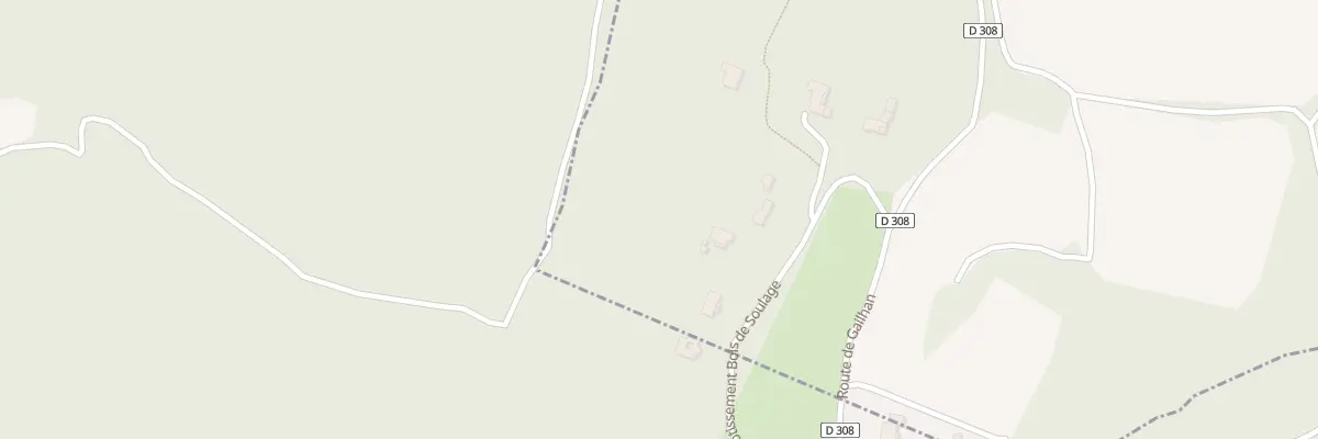 Plan du 5169 Lot Bois de Soulage à Sardan