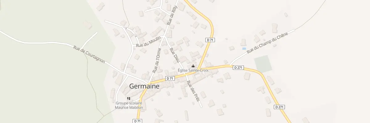 Plan du 8 Rue Dieu à Germaine