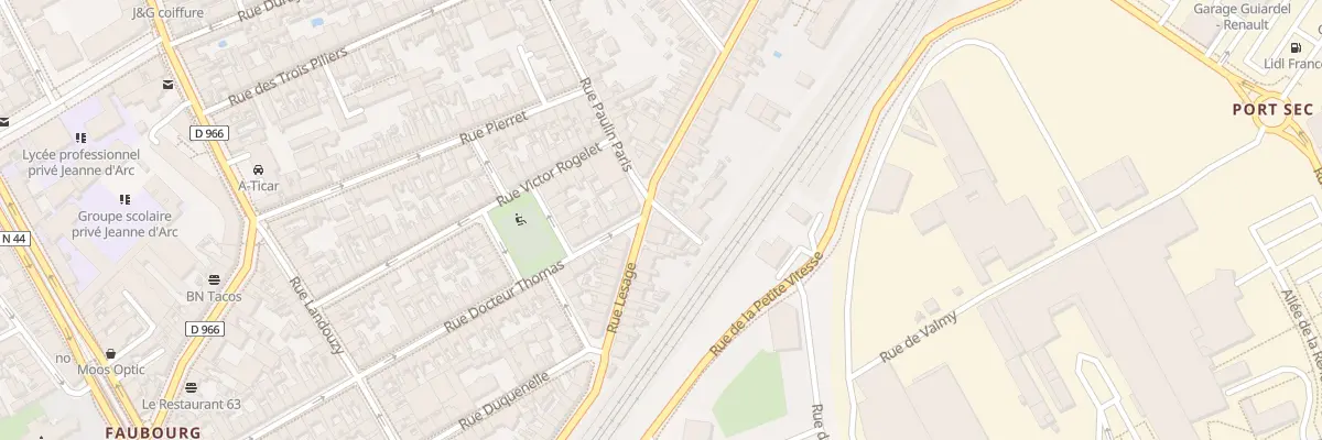Plan du 28 Rue Lesage à Reims