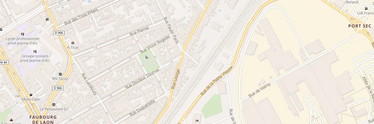 Plan du 26 Rue Lesage à Reims