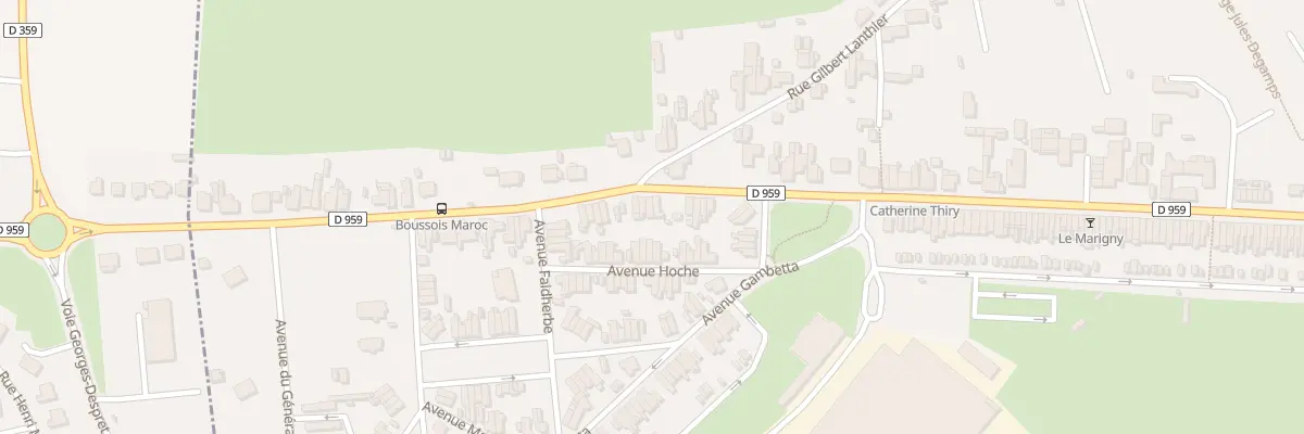 Plan du 143 Rue Eugene Chimot à Boussois