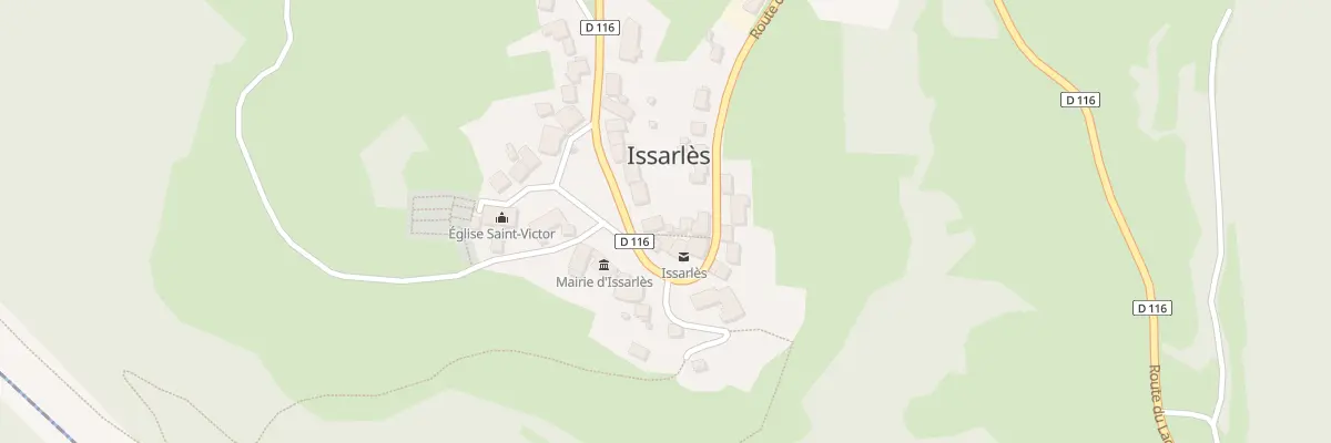 Plan du 5036 Le Village à Issarlès