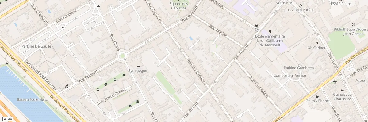 Plan du 56 Rue des Capucins à Reims