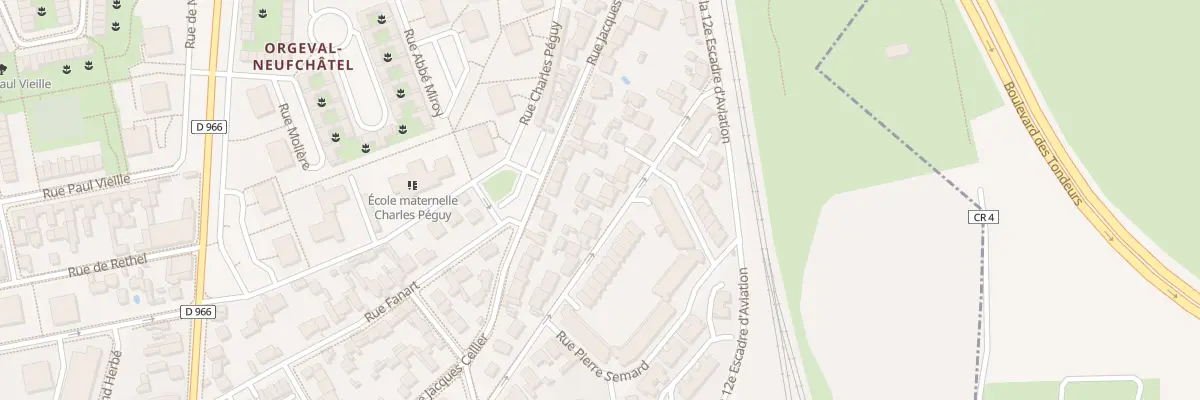 Plan du 75 Rue Edmé Moreau à Reims