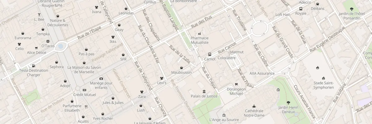 Plan du 1 Rue de La Salle à Reims