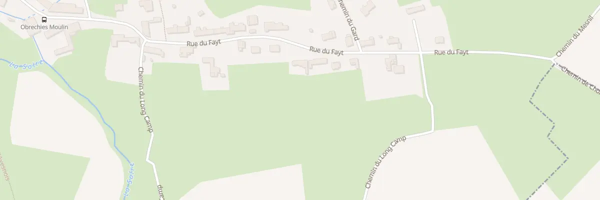 Plan du 348 Rue du Fayt à Obrechies