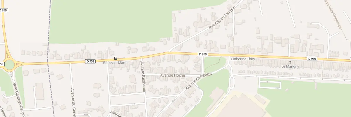 Plan du 141 Rue Eugene Chimot à Boussois