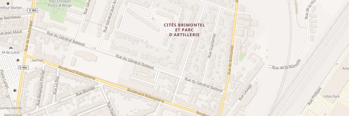 Plan du 21 Rue Brunet à Reims