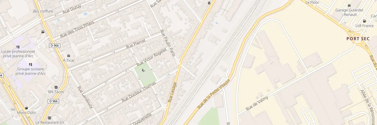 Plan du 34 Rue Lesage à Reims
