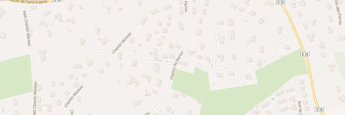 Plan du 235 Che du Perron à Villerest
