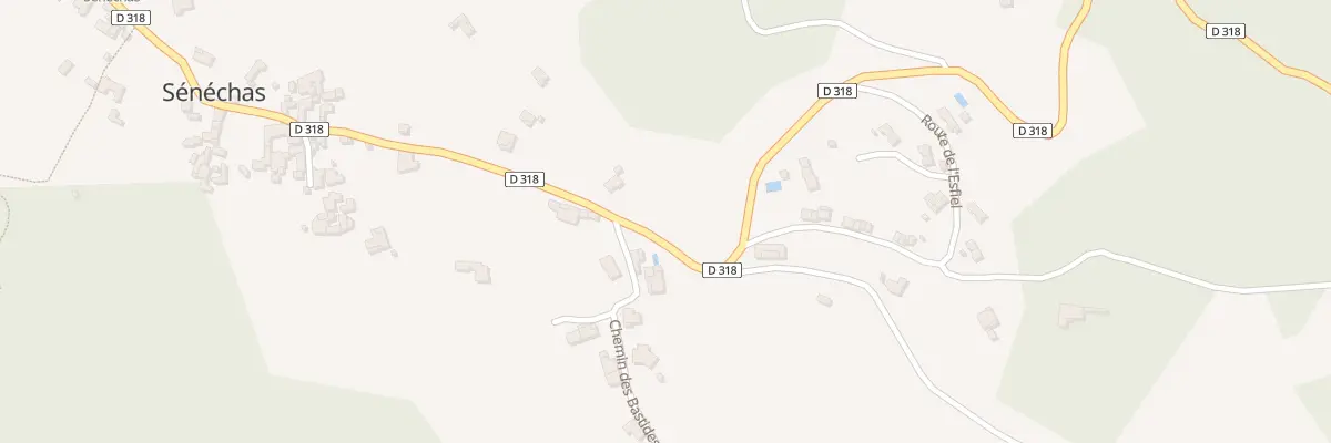 Plan du 1 Che des Bastides à Sénéchas