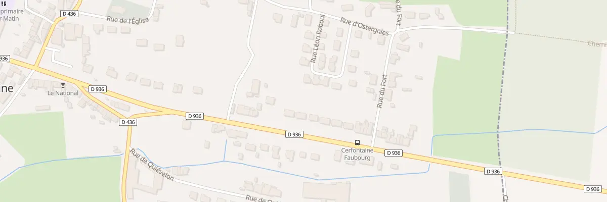 Plan du 415 Rte Nationale-le Faubourg à Cerfontaine