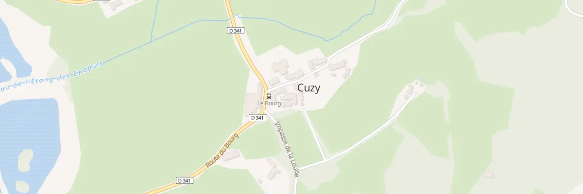 Plan du 55 Imp de la Louise à Cuzy