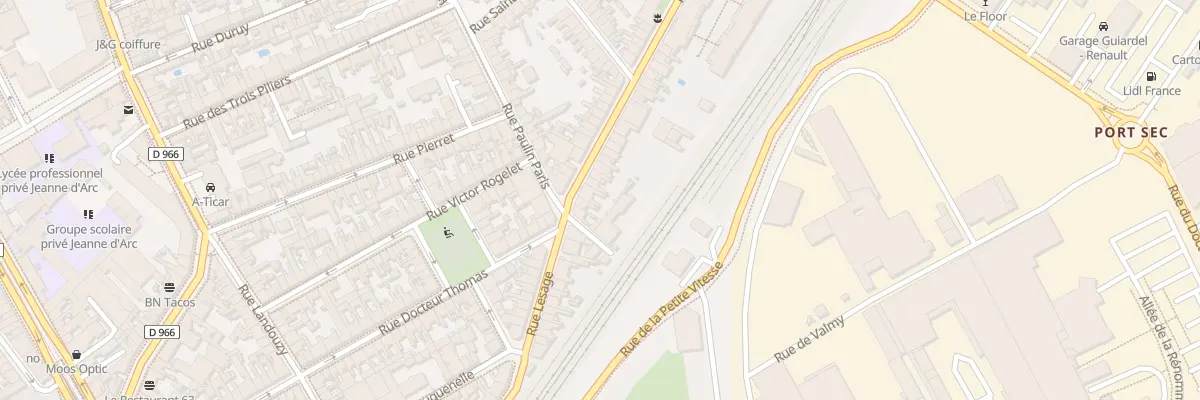 Plan du 36 Rue Lesage à Reims