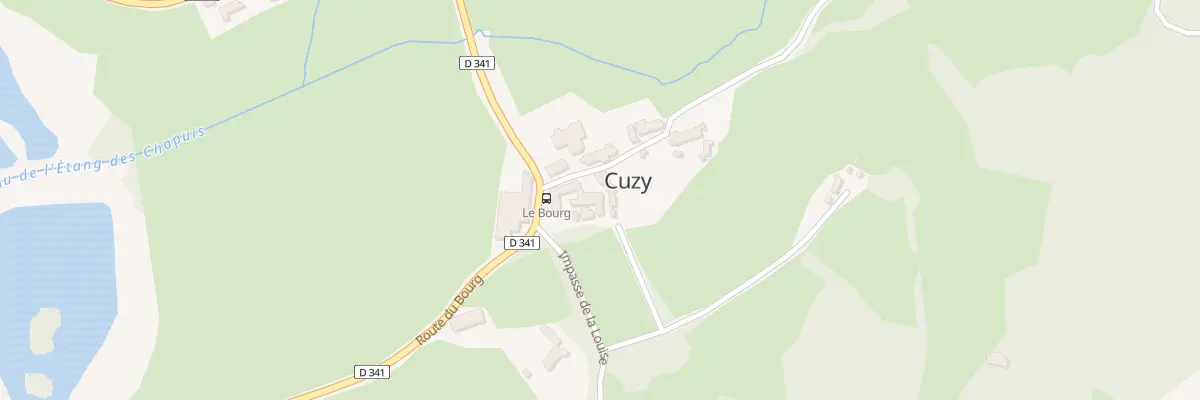 Plan du 5050 Le Bourg à Cuzy